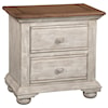 American Woodcrafters Cottage Traditions 2 Drawer Nightstand