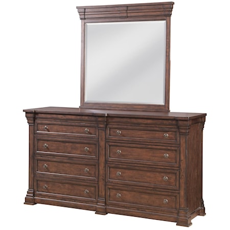 Dresser and Mirror