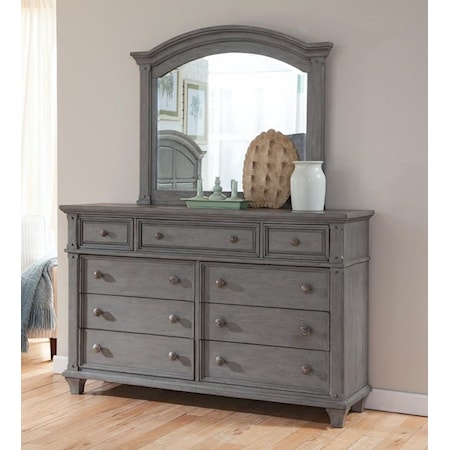 Dresser and Mirror