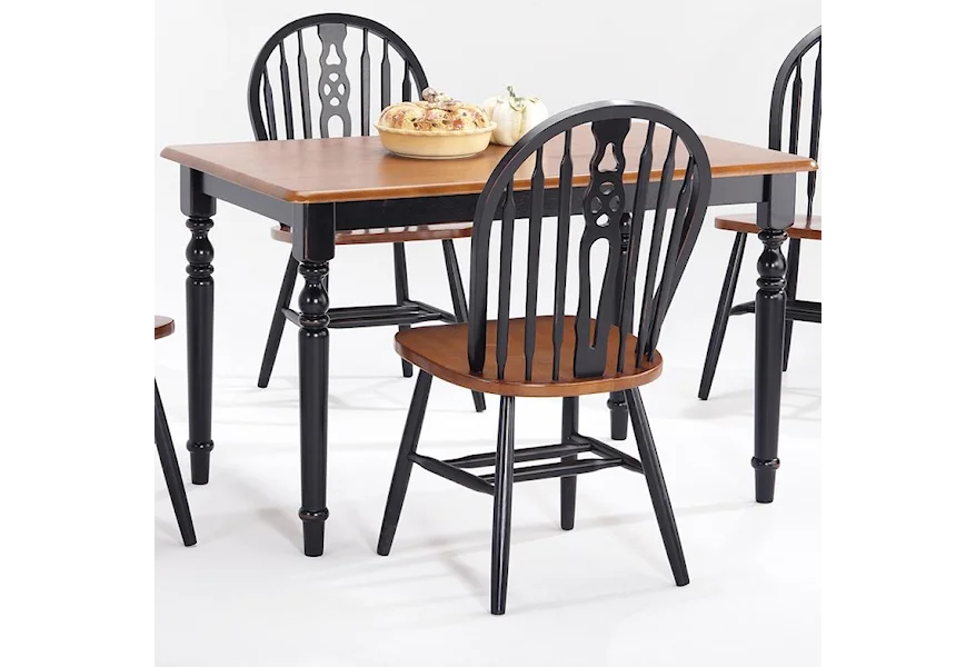 Farmhouse and Traditional Windsor Rectangular Table by Amesbury Chair at SuperStore