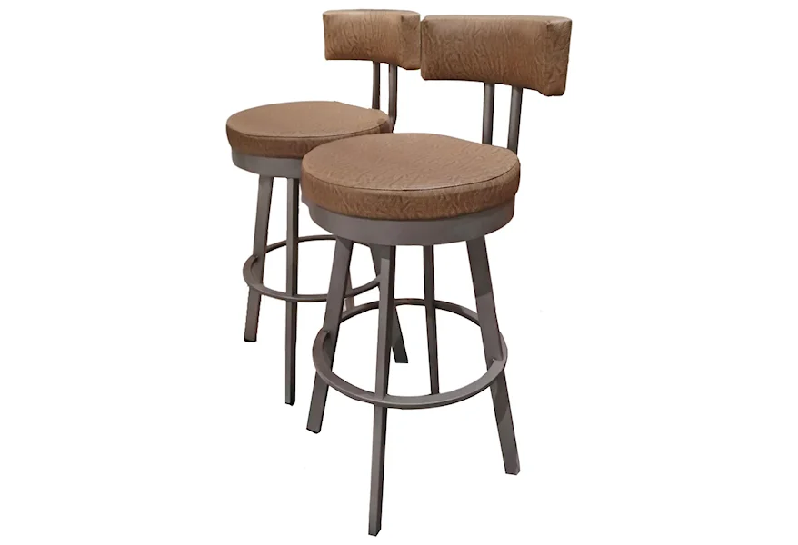 41578 Set of 2 Stools by Amisco at Upper Room Home Furnishings