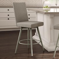 Customizable Webber Swivel Counter Stool