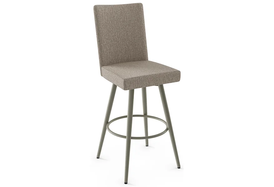 Boudoir Webber Swivel Bar Stool by Amisco at Esprit Decor Home Furnishings