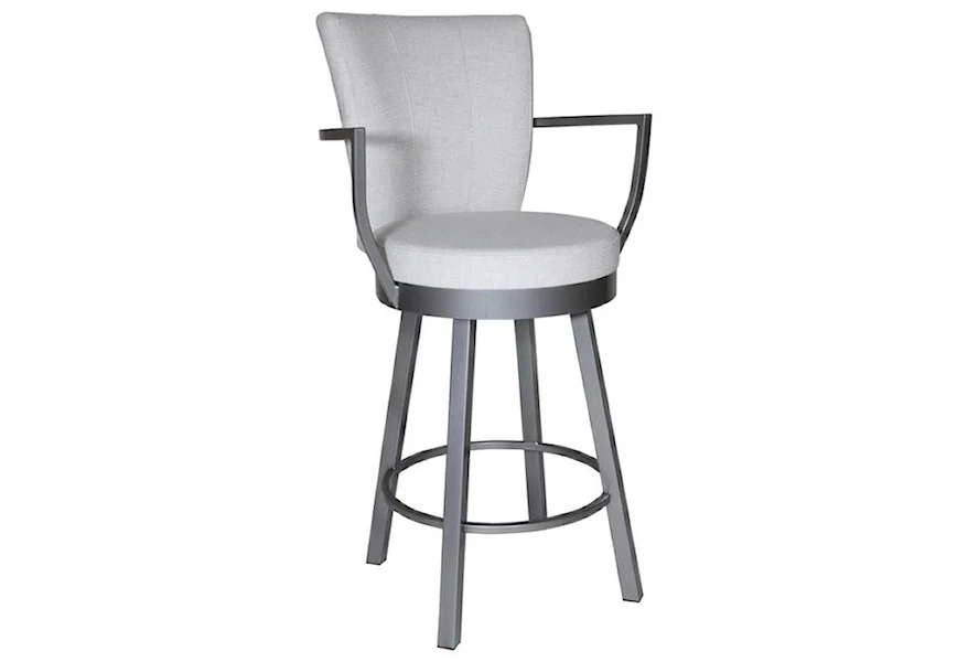 Boudoir Counter Height Cardin Swivel Stool by Amisco at Esprit Decor Home Furnishings