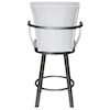 Amisco Boudoir Cardin Swivel Stool