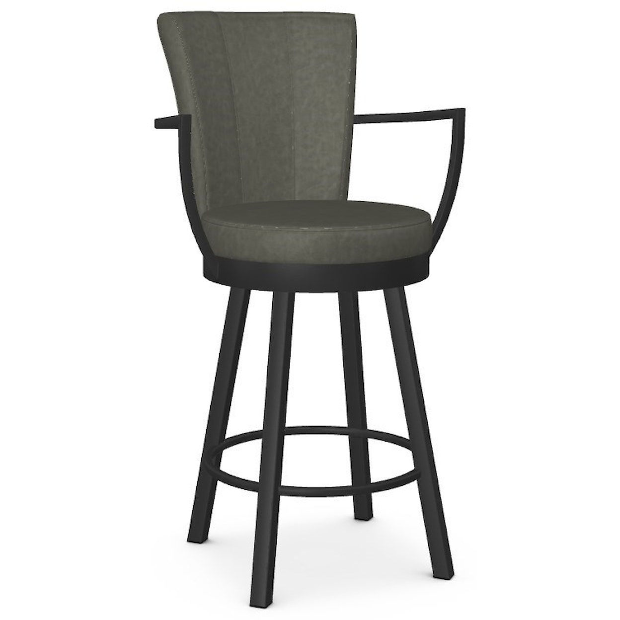 Amisco Boudoir Counter Height Cardin Swivel Stool