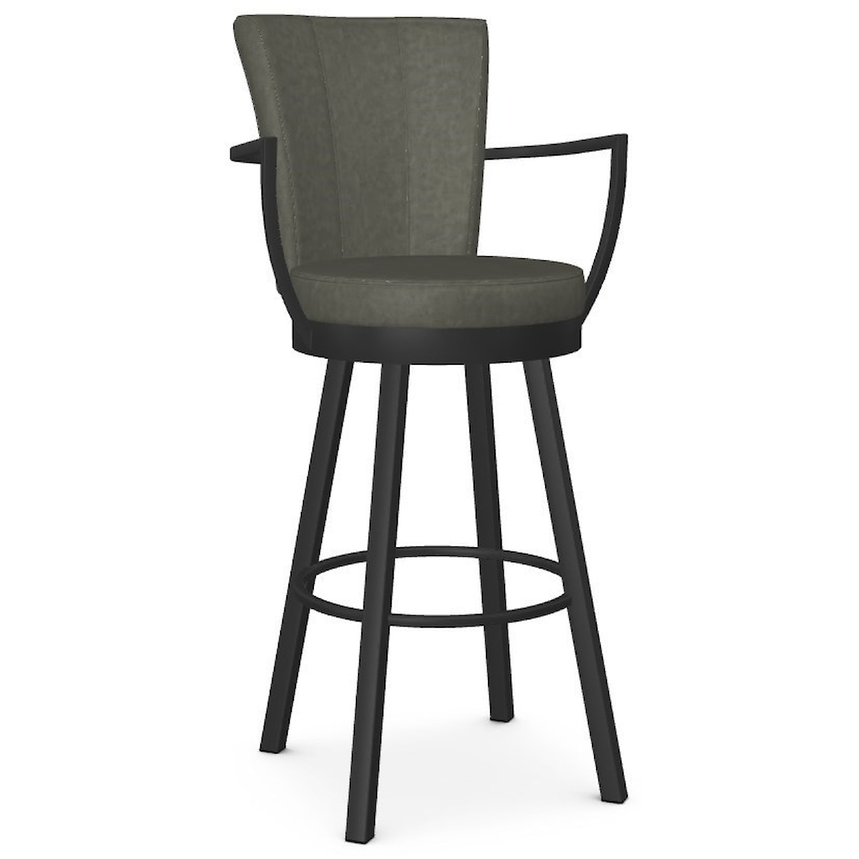 Amisco Boudoir Bar Height Cardin Swivel Stool