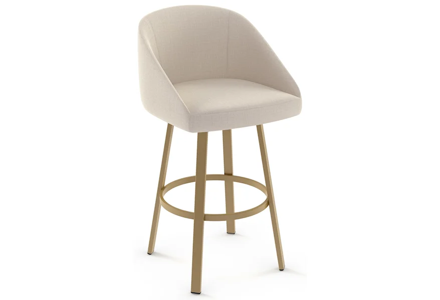 Boudoir 30" Wembley Swivel Bar Stool by Amisco at Esprit Decor Home Furnishings