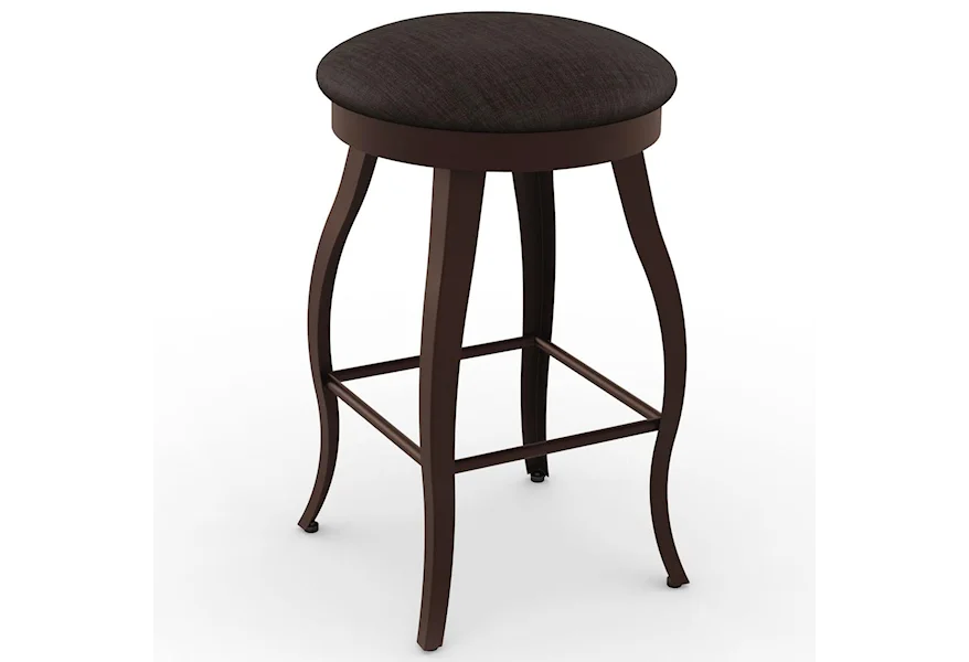 Boudoir 26" Pearl Swivel Stool by Amisco at Esprit Decor Home Furnishings