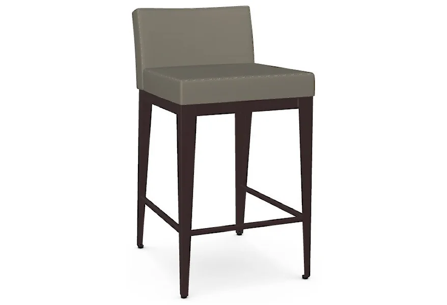 Boudoir Counter Height Ethan Stool by Amisco at Jordan's Home Furnishings