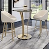 Amisco Boudoir 3-Piece Dalia Bar Table Set