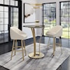 Amisco Boudoir 3-Piece Dalia Bar Table Set