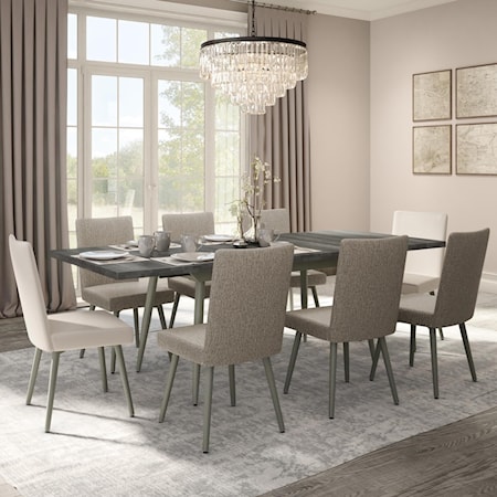 9-Piece Belleville Extendable Table Set