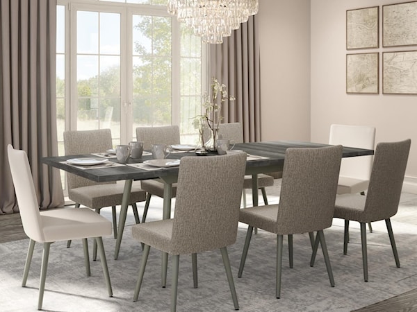 9-Piece Belleville Extendable Table Set