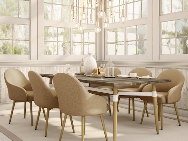7-Piece Link Dining Table Set