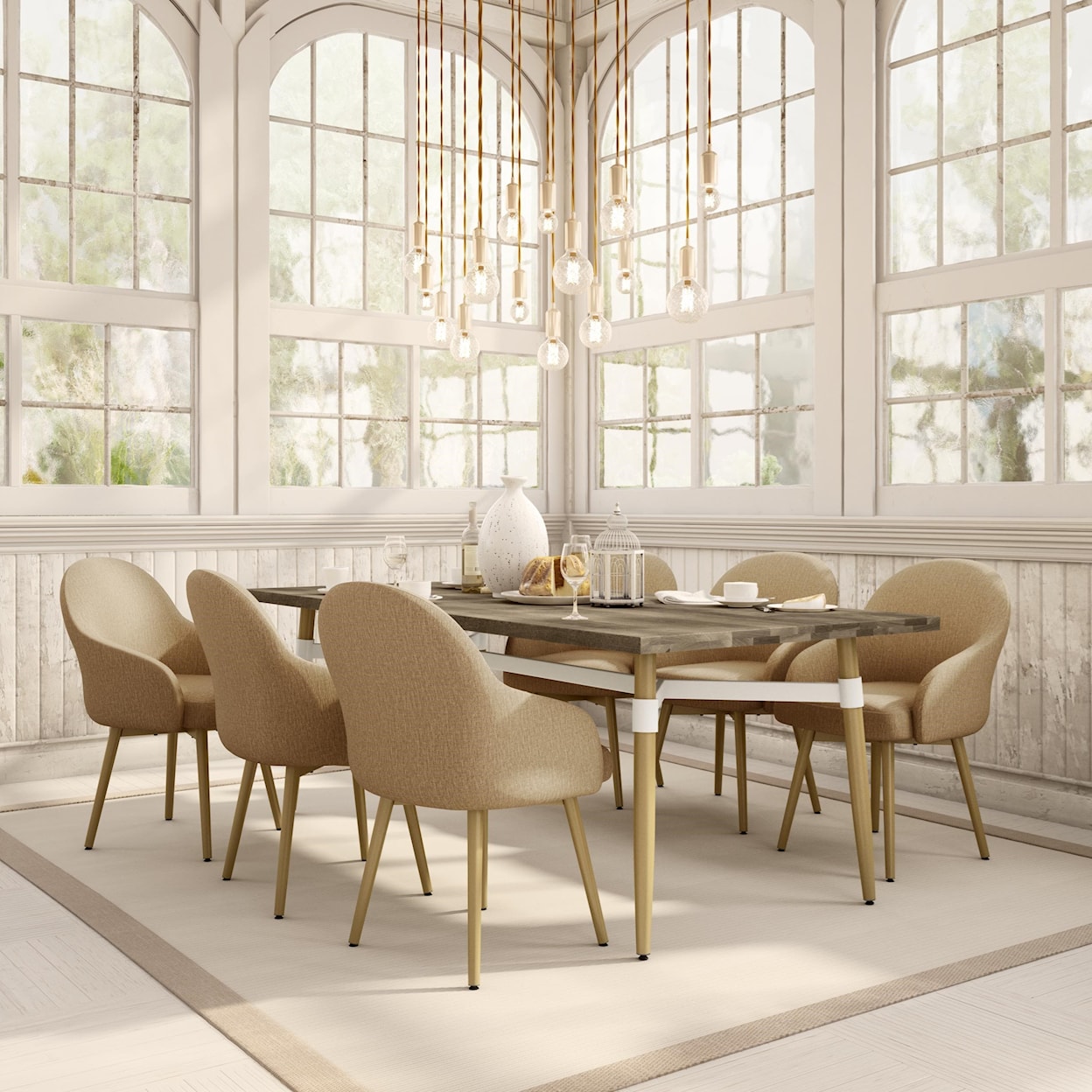 Amisco Boudoir Link Dining Table