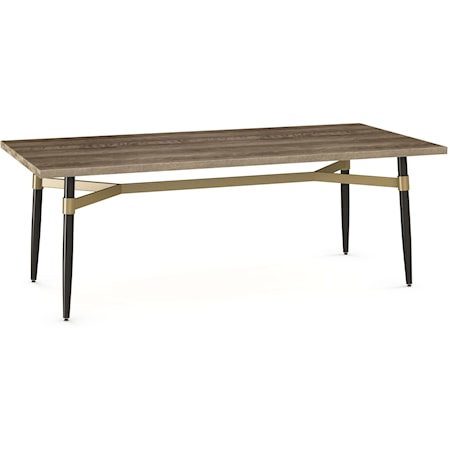 Customizable Link Dining Table with Wood Top