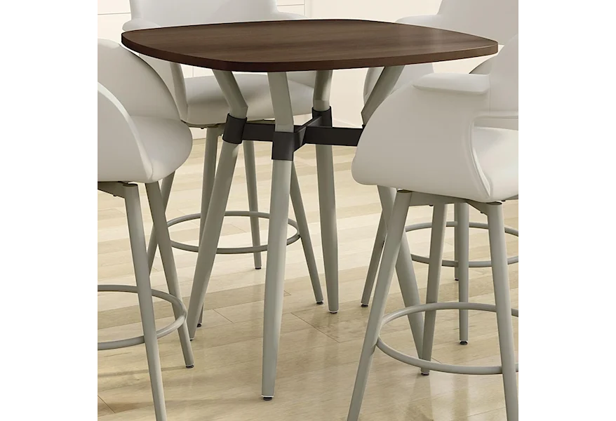 Boudoir Customizable Link Counter Pub Table by Amisco at Esprit Decor Home Furnishings