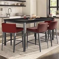 Customizable 5-Piece Bennington Counter Table Set