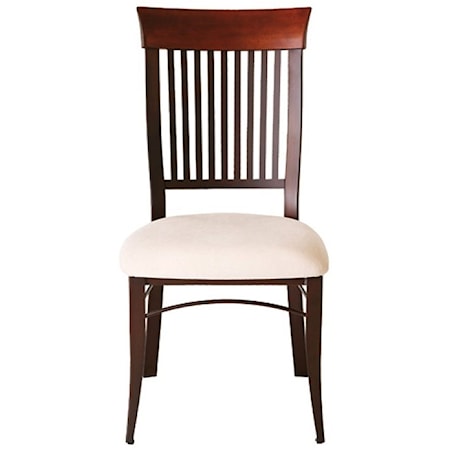 Customizable Annabelle Chair with Solid Wood Accent