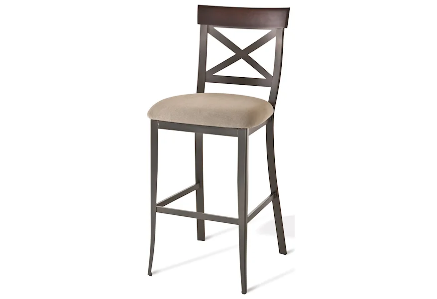 Countryside 26" Kyle Counter Stool by Amisco at Saugerties Furniture Mart