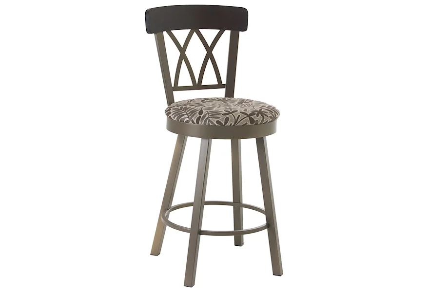 Countryside 34" Brittany Spectator Height Swivel Stool by Amisco at Esprit Decor Home Furnishings