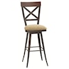 Amisco Countryside 26" Kyle Swivel Counter Stool 