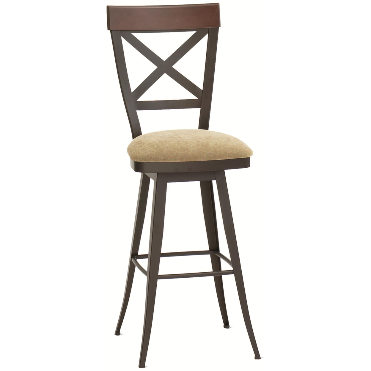 Amisco Countryside 34" Spectator Height Kyle Swivel Stool