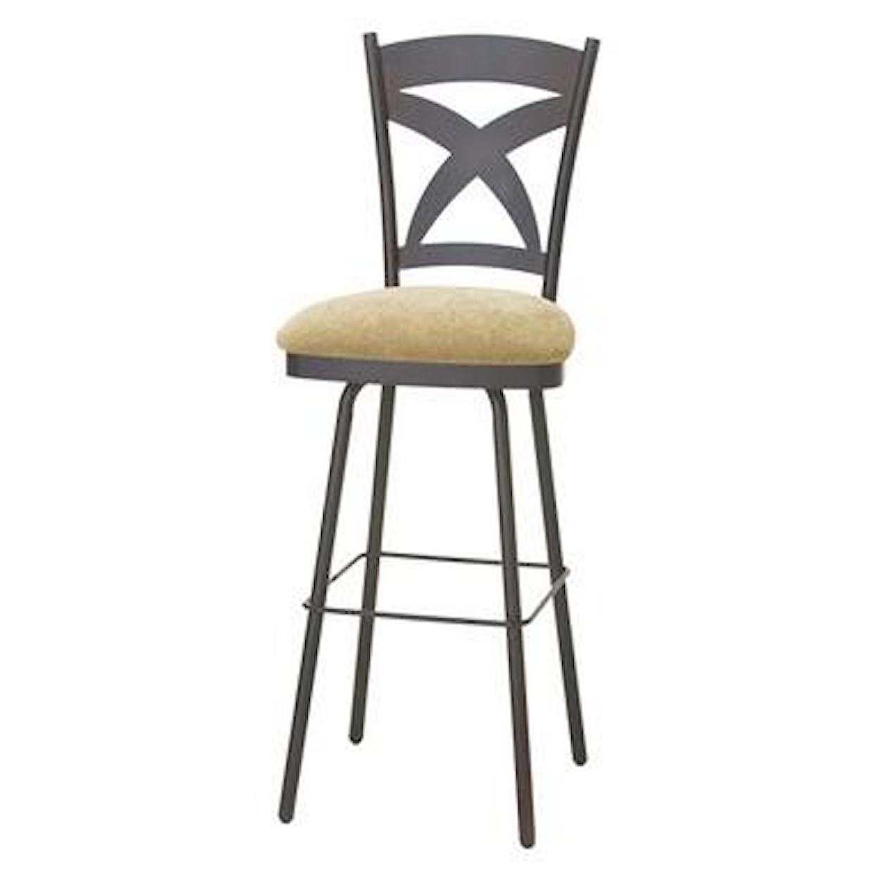 Amisco Countryside 30" Marcus Swivel Bar Stool