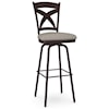 Amisco Countryside Customizable Marcus Swivel Bar Stool