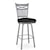 Amisco Countryside Customizable 26" Garden Swivel Counter Stool with Spindle Back with X Design