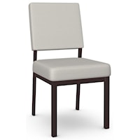 Customizable Mathilde Side Chair with Upholstered Seat and Back