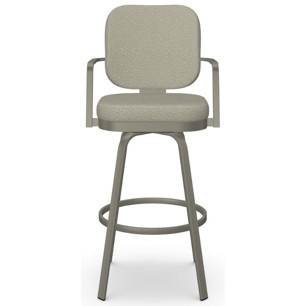 Amisco Farmhouse Customizable Swivel Bar Stool