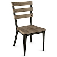 Dexter Side Chair with Wood Seat