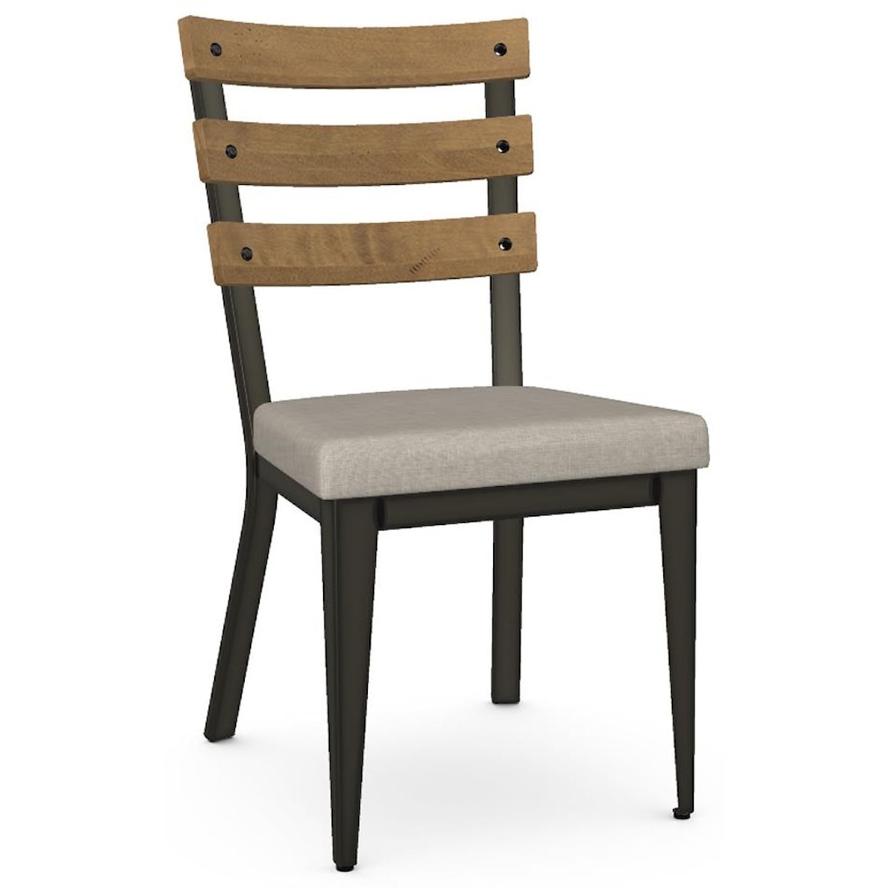 Amisco Industrial Dexter Chair with  Upholstered Seat