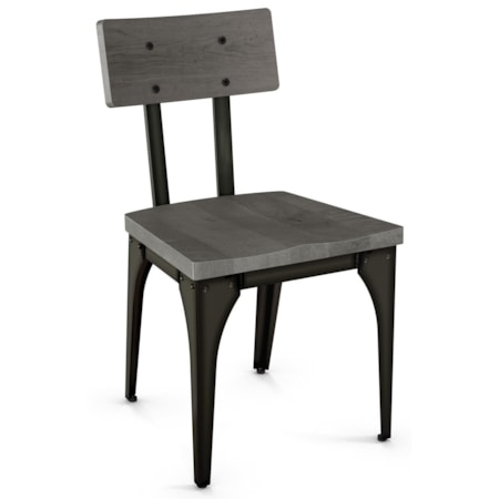 Architect Chair with Wood Seat