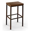 Amisco Industrial Bradley Non-Swivel Counter Height Stool