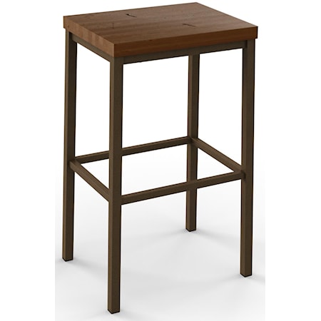 Bradley Non-Swivel Bar Height Stool