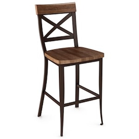 30" Kyle Non Swivel Bar Height Stool