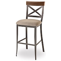 26" Kyle Stool with Upholstered Seat