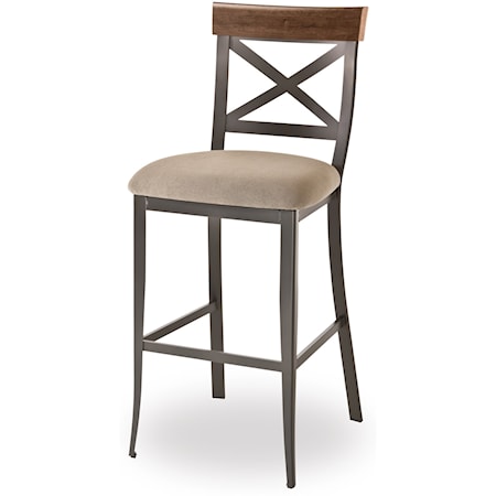 30" Kyle Stool with Upholstered Seat