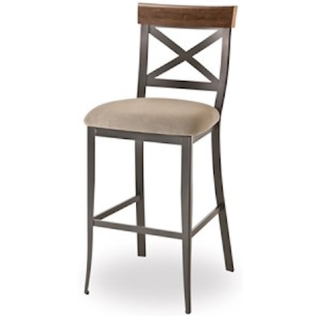 26&quot; Kyle Stool with Upholstered Seat