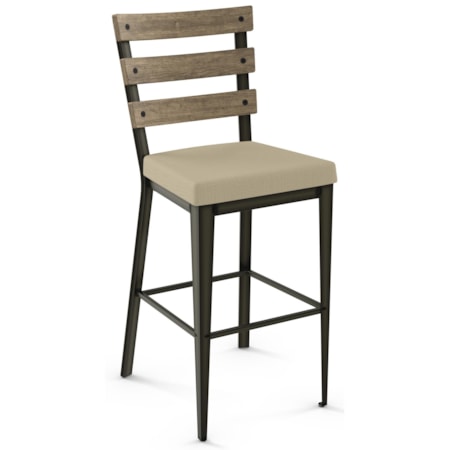 26" Dexter Counter Stool w/ Upholstered Seat