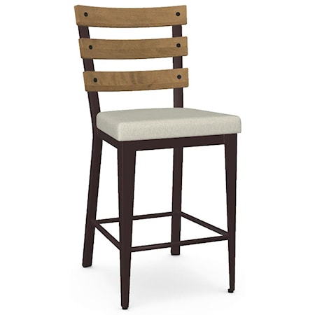 26" Dexter Counter Stool w/ Upholstered Seat