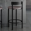 Amisco Industrial 26" Zoe Counter Stool with Wood Seat