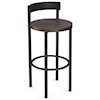 Amisco Industrial 26" Zoe Counter Stool with Wood Seat