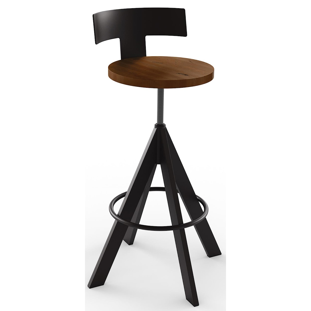 Amisco Industrial Uplift Adjustable Height Stool