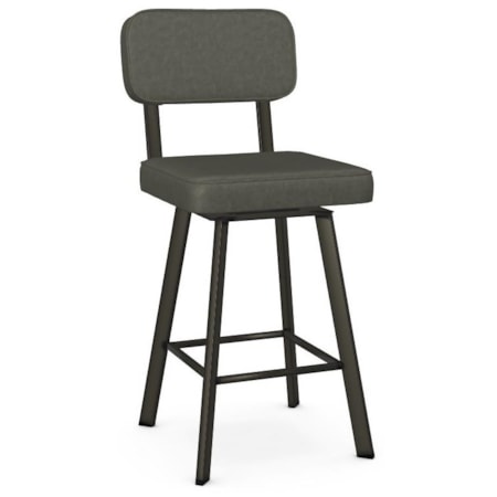 Upholstered Counter Height Swivel Stool