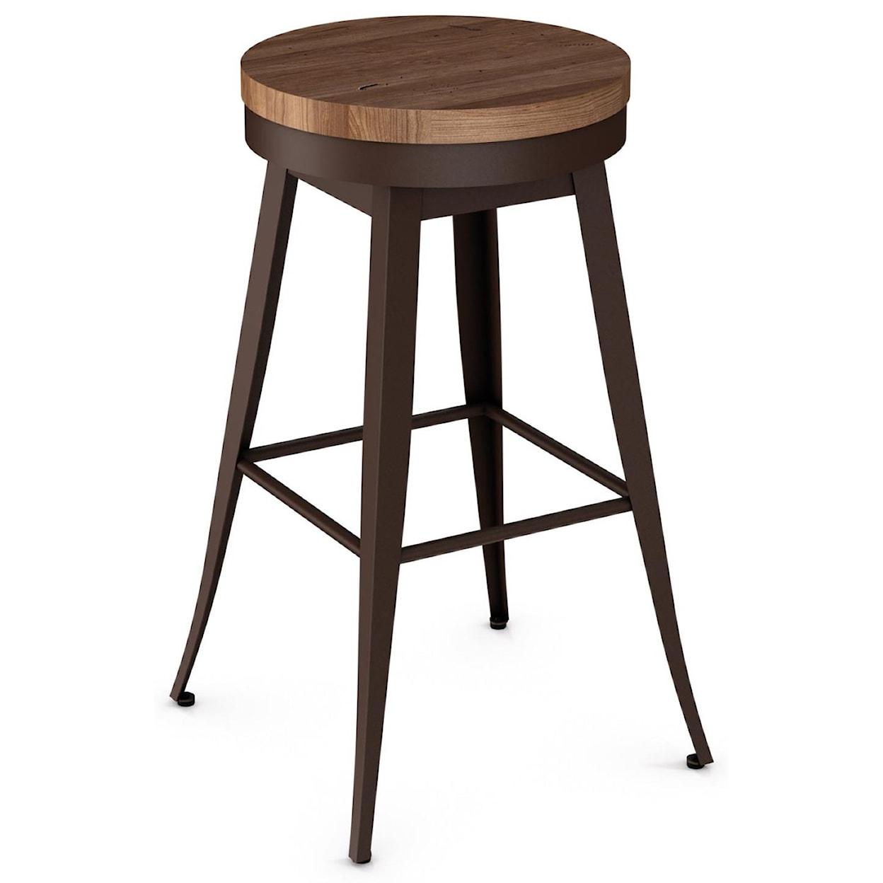 Amisco Industrial 26" Grace Swivel Counter Stool