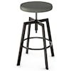 Amisco Industrial Architect Screw Stool with Cushion Seat